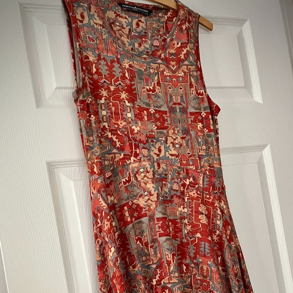 Peruvian Connection High-Low Midi Dress